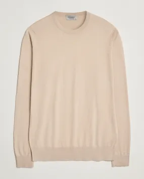 Rowland Sea Island Crew Neck Pullover Almond